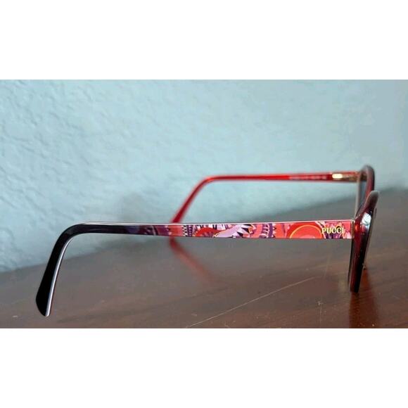 Emilio Pucci Sunglasses EP 5031-3 071 52-15-140 Cat Eye Red Printed Frames Women main image 11